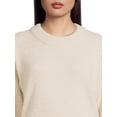 thumbnail image 5 of Time and Tru Women's Long Sleeve Eyelash Crewneck Pullover Sweater, Sizes XS-XXL, 5 of 5