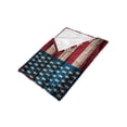 thumbnail image 2 of Manta de franela para sofá, manta con estampado elegante, manta cálida para el almuerzo, manta de regalo con la bandera de EE. UU., 2 of 6