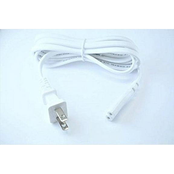 [UL Listed] OMNIHIL White 5 Feet Long AC Power Cord Compatible with SONY PLAYSTATION SCPH-7000