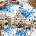 thumbnail image 5 of Area Rug for Living Room, Blue Gradient Non-Slip Indoor Large Carpet for Bedroom/Dining Room, Abstract Polka Dots Vintage Modern Art Washable Low-Profile Rectangle Floor Mat Runner Rugs - 2.7 x 5 Ft, 5 of 8