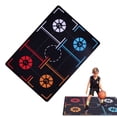 thumbnail image 3 of Basketball Footstep Training Mat, Anti Slip Basketball Footstep Mat in Rubber, Silent Training Pace Ball Control Basketball Mat for All Levels for Courtyard, Gymnasium, 3 of 9
