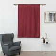 thumbnail image 3 of Yipa Red Blackout Roman Curtains for Kids Bedroom Thermal Insulated Curtains Rod Pocket Tie Up Shade Curtains 1-Panel for Small Windows Bathroom Kitchen (22 x 46 Inches Long), 3 of 7