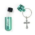 thumbnail image 3 of Catholic Holy Water Bottle Keychain Kit - Turquoise, 3 of 5
