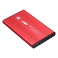 thumbnail image 3 of Aluminum Alloy 2.5 Inch SATA HDD/SSD Enclosure with USB3.0 Interface - High-Speed Data Transfer External Hard Drive Case for 7/9.5mm Disks, Includes Data Cable, Screwdriver & Screws (Red), 3 of 6