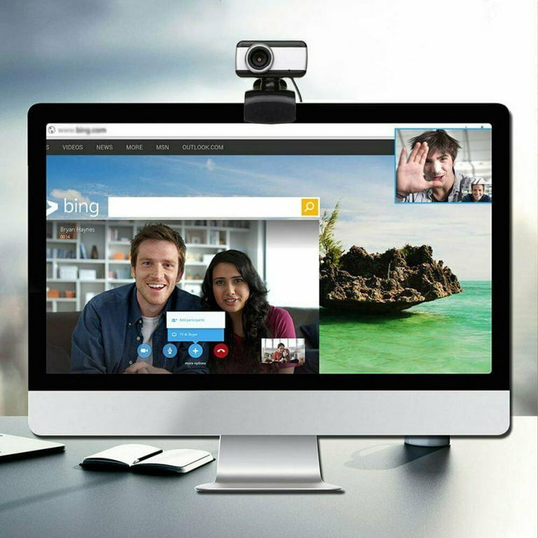 Audio Bluetooth Webcam with mic for desktop, Computer