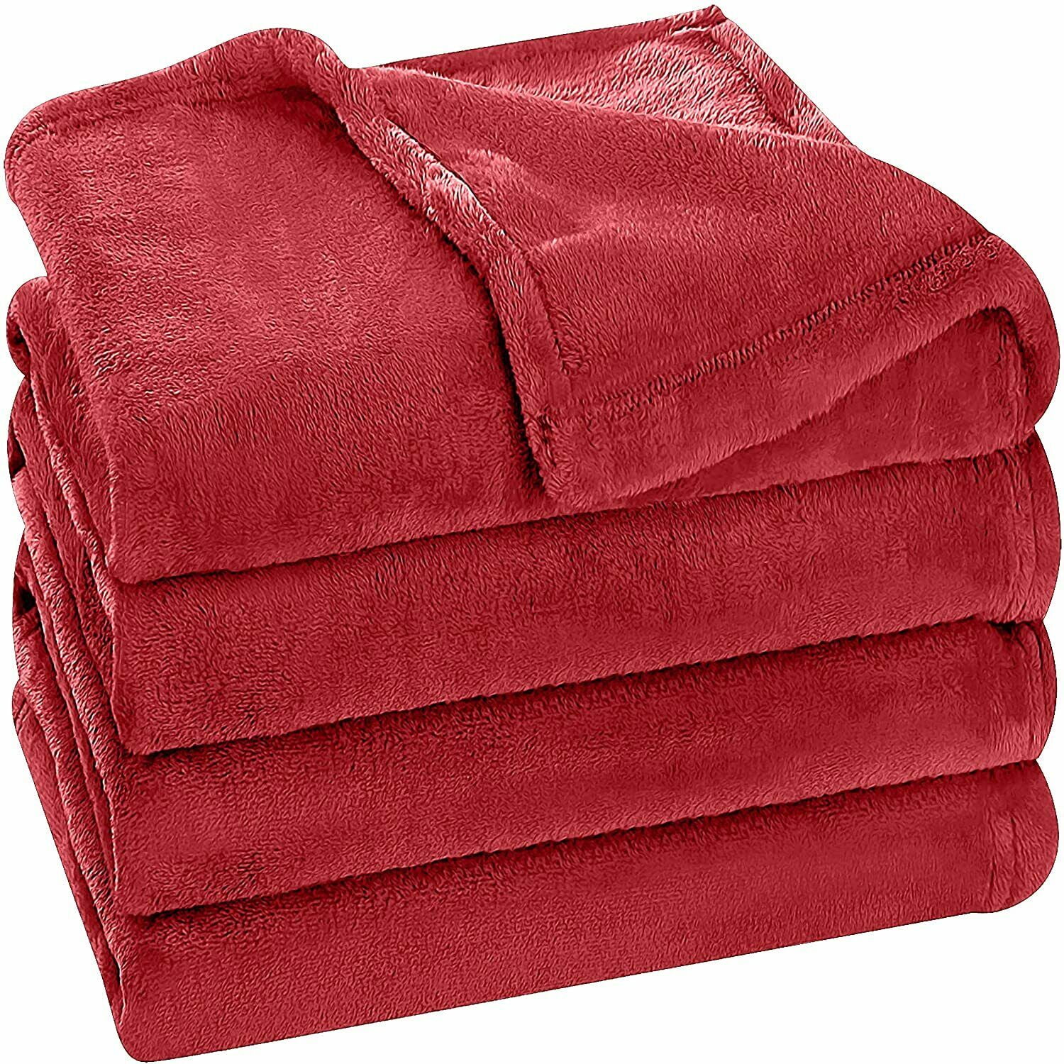 Super Soft Flannel Fleece Blanket Lightweight Bed Warm Blanket Utopia Bedding