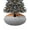 Gray Orange, variant on Burnt Orange Gray Ombre Christmas Tree Skirt 36 Inches Large Christmas Skirt Tree, Modern Gradient Abstract Art Tree Skirt Christmas Decorations for Fireplace Party Holidays Indoor Outdoor