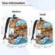 thumbnail image 2 of Fotbe Animals on Noah's Ark Floating Mochila de Lona con Estampado, Mochila Duradera, Mochila Versátil de Alta Calidad, Mochila Compacta Vintage-Medium, 2 of 5
