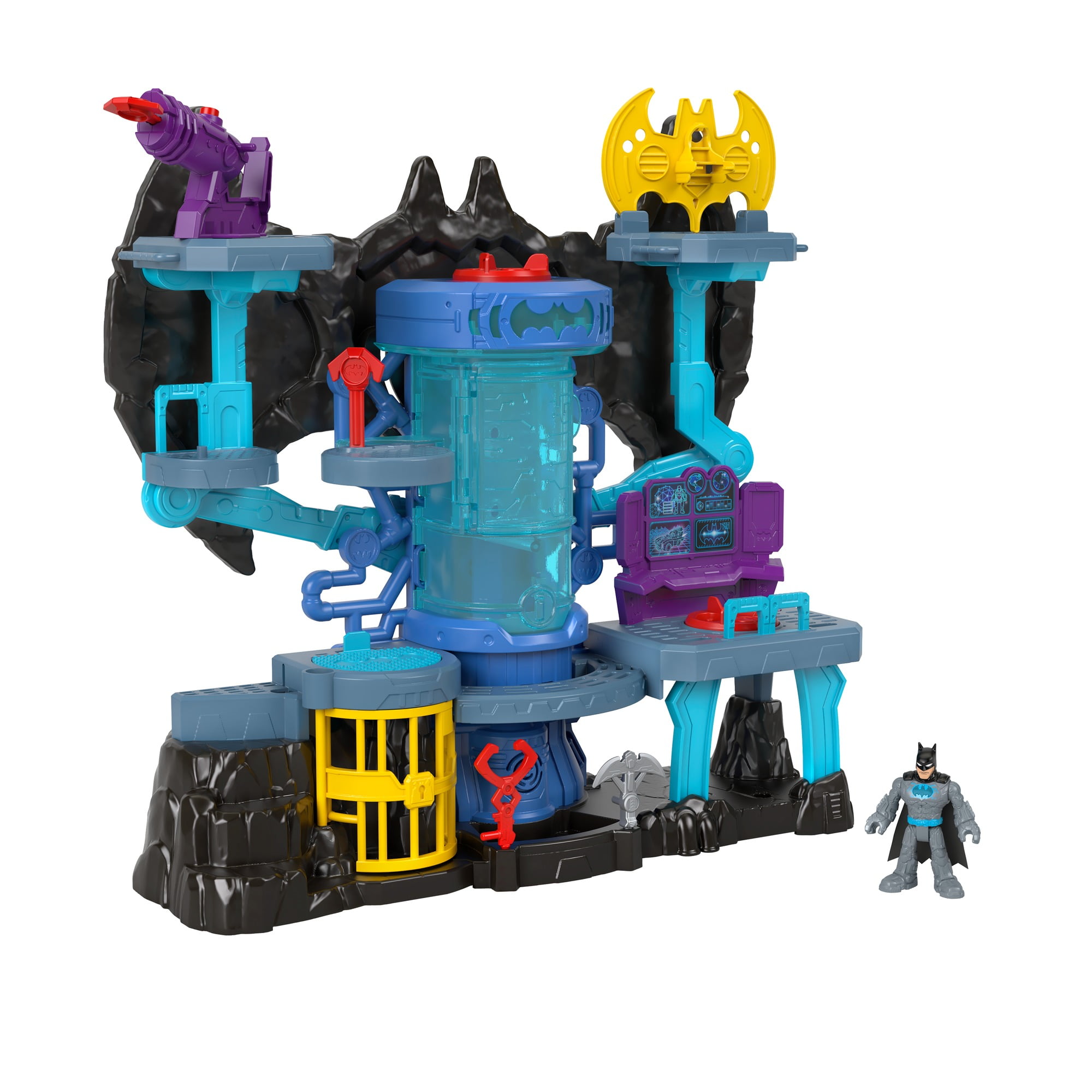 Imaginext DC Super Friends BatTech Batcave, Batman Playset Walmart