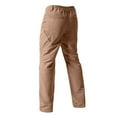 thumbnail image 3 of Men's Casual Loose Fit Outdoor Sports Trousers Comfortable Stretch Long Pants For All Seasons Solid Color Design With Sneakers Men's Pants Elastic Waist Chinos Pant Beach, 3 of 5