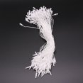 thumbnail image 1 of 500 pcs 7.5-inch White Hang Tag Nylon String Snap Lock Pin Loop Fasteners Hook Ties, 1 of 2