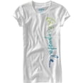 thumbnail image 1 of Aeropostale - Camiseta de pijama vertical para mujer, color blanco, talla mediana, 1 of 1