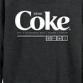 thumbnail image 3 of Coca-Cola - Drink Coke Enjoy  - Women's Lightweight French Terry Long Sleeve Shirt, 3 of 5