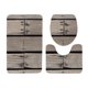 thumbnail image 2 of Bathroom Absorbent Non-slip Rug Set | 3 Piece Mat | Modern U Shaped Toilet Seat Rug | Plush Polyester Multicolor | Soft Quick-drying Floor Mat | 14.76x17.71in-13.77x17.71in-17.71x29.52in, 2 of 6