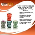 thumbnail image 7 of Geeki Tikis The Goonies Mini Muglet 4-Pack | Mikey, Data, Chunk, Mouth, 7 of 7