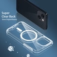 thumbnail image 4 of Case Compatible with iPhone 12/12 Pro Case, Compatible with MagSafe Wireless Charging, Transparent Anti-Scratch Back Shockproof Protective Slim Thin Phone Case Cover, Clear, 4 of 18
