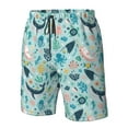 thumbnail image 4 of Vsdgher Sea Life Men's Beach Shorts, Surfing shorts, Swim trunks, Quick Dry Swim Trunks for Surfing Beach Fun -X-Large, 4 of 6