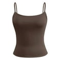 thumbnail image 5 of Kureaily Women's Basic Tank Top Adjustable Straps Sleeveless Camisole Shirts, 5 of 5