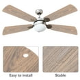thumbnail image 3 of OUNONA Lightweight Khaki Plastic Fan Blades Replacement with Streamlined Shape for Noise Reduction, 3 of 6