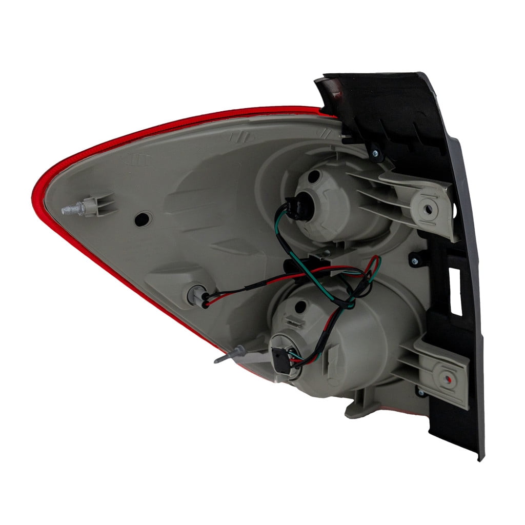 For Chevy Equinox 2010 11 12 13 14 2015 Tail Light Assembly Passenger Side | CAPA Certified | Chrome Housing | Red/Clear Lens | Replacement For GM2801242 | 22759317