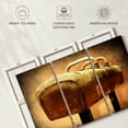 thumbnail image 6 of Elephant Stock Gymnastics Pommel Horse Wall Art - Horizontal Multi Panel Canvas - Living Room Wall Decor - Sports Multi Panel - Brown And Orange Decor - 45" x 28", 6 of 8