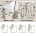 thumbnail image 5 of Spring Floral Swag Valances for Windows 2 Pack, Kitchen Window Curtains 36 Inch Length, Watercolor Flowers Leaves Tree Branches Beige Privacy Swag Curtains for Living Room/Bathroom 36"x36", 5 of 8
