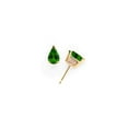 thumbnail image 3 of 14K Yellow Gold Green Tourmaline Earrings, 3 of 3