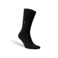 thumbnail image 3 of Bamboo Dress Socks for Men Seamless Premium Crew Socks Shoe Size 8 to 11.5 (Black, 1 Pair), 3 of 8