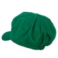 thumbnail image 3 of Mario Luigi Wario Waluigi Heat Transfer Cotton Elastic Newsboy Cap - Lime M-L, 3 of 5