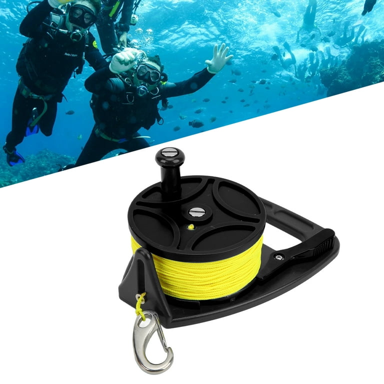 Kayak Anchor Rope Reel, High Visibility Dive Reel Multi Purpose