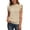 Khaki, variant on Sleeveless Sweater for Women Spring Summer Trendy Casual Neck Cable Knit Fringe Cap Boho Tank Tops