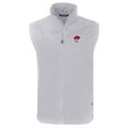 thumbnail image 2 of Men's Cutter & Buck  Gray Buffalo Bills Throwback Charter Eco Recycled Full-Zip Vest, 2 of 3