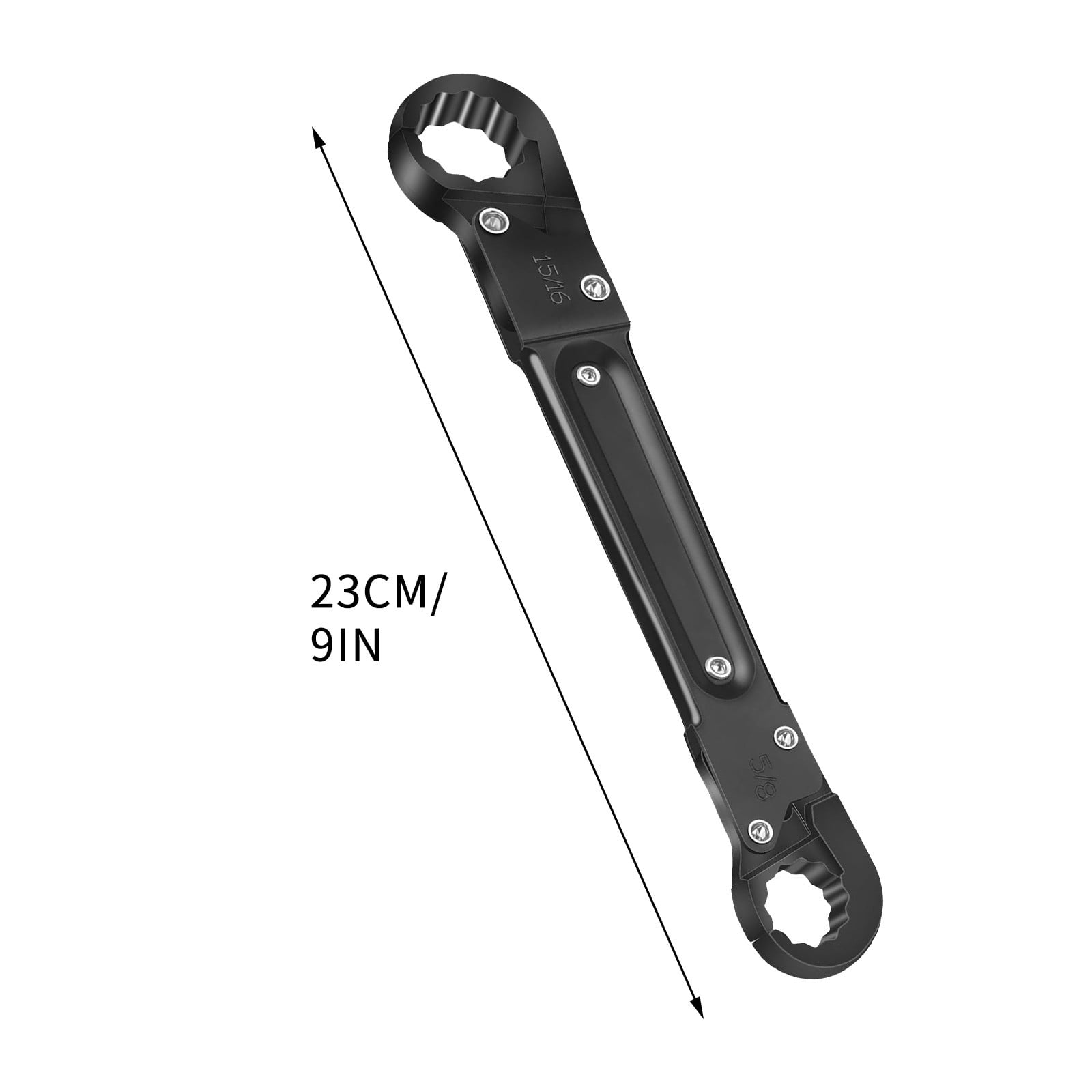 Adjustable Wrench for Plumbing Repairs and Automotive Work,Double Head Tool with Ergonomic Handle,Multi Size Pipe Wrench for Faucet Installation,Professional Tool for Mechanics