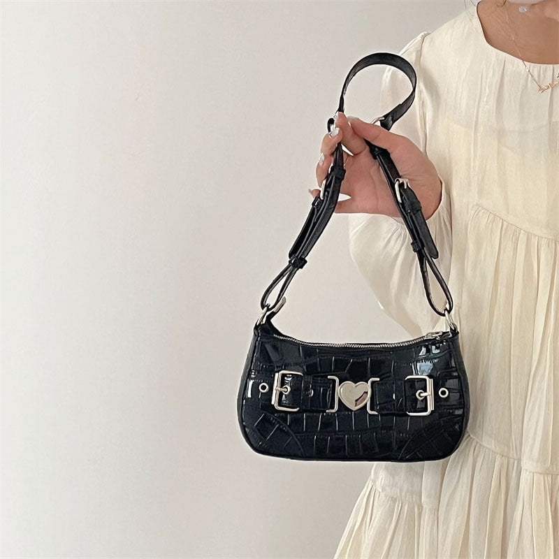Punk Bag, Gothic Tote Bag Y2K Cool Style Trendy Women Shoulder