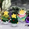 thumbnail image 6 of Clearance under 5, Mini Christmas Tree, Knitted Mini Simulated Christmas Tree Potted Plant Knitted Christmas Decorations Gifts for Kids, 6 of 6