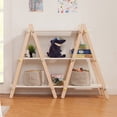 thumbnail image 2 of Babyletto Dottie 3 Shelf Bookcase in White and Washed Natural, 2 of 4