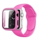 thumbnail image 1 of Correa para Apple Watch de 42mm / 44mm de Silicón + Case Protector de pantalla con Cristal Templado. Mamá Pulpo Silicón con case, 1 of 4