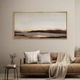 thumbnail image 4 of IDEA4WALL Extra Large Framed Canvas Print Wall Art Tranquil Lake at Sunset Soft Tones Nature Wilderness Artwork Mountain Scenery Antique Fine Art Multicolor for Home Decoration - 60"x30", 4 of 5