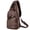 Brown, variant on Stylago Leather Crossbody Sling Backpack for Women Men Vintage Leather Chest Bag Hiking Daypack Work Shopping Shoulder Purse Black