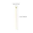 thumbnail image 2 of 20Pcs Stainless Steel Cocktail Picks Fruit Toothpicks Appetizer Drink Sticks, 2 of 8