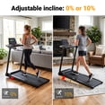 thumbnail image 5 of Tomile Foldable Electric Treadmill for Home, 3.0 HP Portable Treadmill with Incline for Running Exercise, 300 lb Capacity, 5 of 10