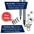 thumbnail image 4 of Faber-Castell Goldfaber Aqua Dual Markers- 12 Count Art Set, All Skill Levels, (Doubled-Ended Markers), 4 of 6