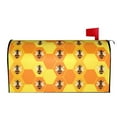 PHELIKA Cute Bee Yellow 02 Mailbox Covers Post