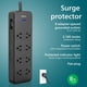 thumbnail image 3 of Regleta de alimentación con protector contra sobretensiones Philips EZfit de 8 salidas, color negro, 3 of 7