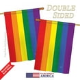 thumbnail image 3 of Breeze Decor 15100 Rainbow 2-Sided Vertical Impression House Flag - 28 x 40 in., 3 of 4