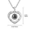 thumbnail image 3 of WYBXZ Eternal Real Rose Gift Box Preserved Rose with Heart Necklace, Necklace Forever Flower Rose Gifts for Women Mom Wife Girlfriend on Valentines Anniversary Wedding Birthday, 3 of 10