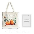 thumbnail image 5 of Autumn-Themed Canvas Tote Bag with Pumpkin and Design - Reusable Multifunctional Shopping Bag for Parties Travel and Everyday Use, 5 of 6