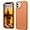 Orange, variant on Liquid Silicone Case for iPhone 11 (6.1''), [Scratch-Resistant, Anti-Fingerprint, Shockproof] Protective Slim Fit Phone Case, 4-Layer Cover with Microfiber Lining, Silky-Soft Touch, Pink