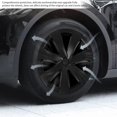 thumbnail image 4 of Wheel Hub Full Rim Cover, Matte Black 19 Inch Wheel Hub  Scratch Proof  For Model Y, 4 of 8