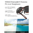 thumbnail image 3 of TINHAO Fit Over Glasses Sunglasses for Women Men Large Cat Eye Sunglasses Polarized 100% UV400 Protection, 3 of 7